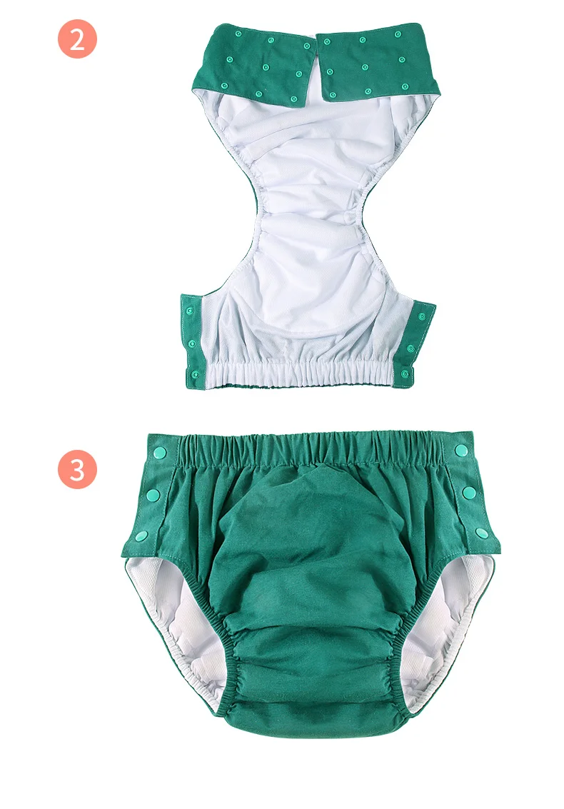 Reusable Cotton Incontinence Underwear | Snap-Closure & Pad-Ready - ECE