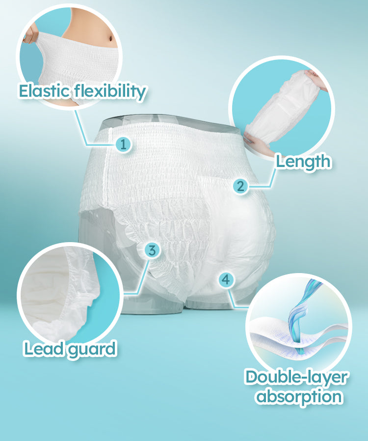 Disposable Lightweight Women’s Incontinence Underwear - ECE