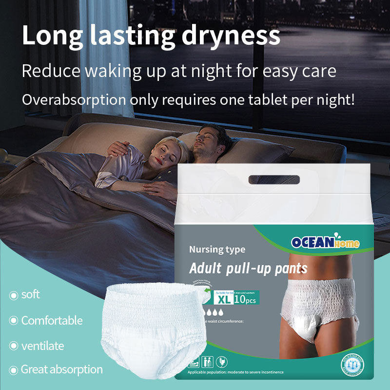 Overnight Incontinence Underwear | High Absorbency Unisex Protection - ECE