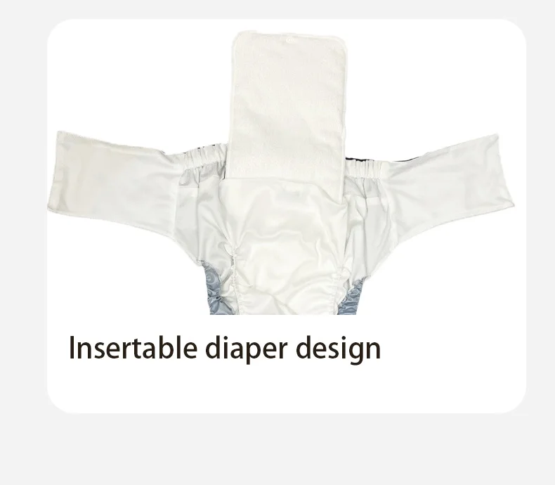 Side-Snap Washable Two-Layer Cloth Diapers for Elderly Care - ECE