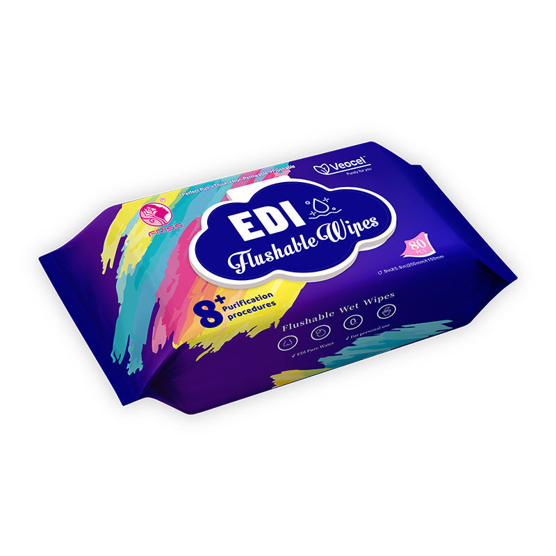 Biodegradable Plant-Fiber Flushable Wipes – Plastic-Free - ECE