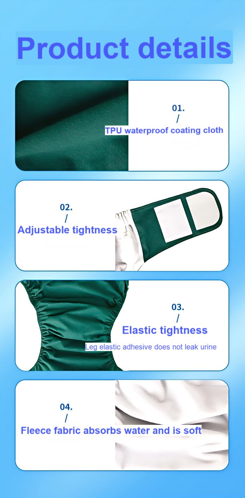 Reusable Cotton Incontinence Underwear | Pad-Compatible & Washable - ECE 