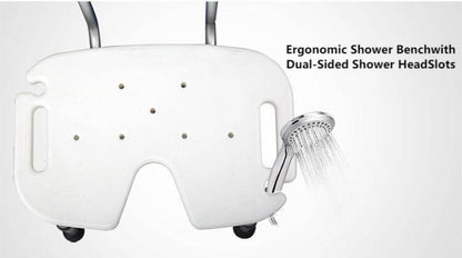 U-Cut Shower Chair for Elderly | 300lbs Medical Bath Seat - ECE 