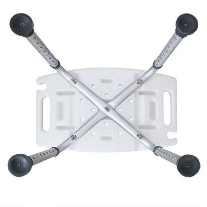 Adjustable Shower Stool for Elderly | 300lbs Heavy Duty Bath Seat with Non-Slip Feet - ECE 