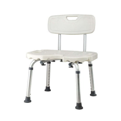 U-Cut Shower Chair for Elderly | 300lbs Medical Bath Seat - ECE 
