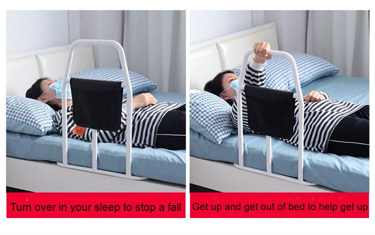 Non-Slip Bed Safety Rail | Tool-Free Elderly Fall Prevention - ECE 