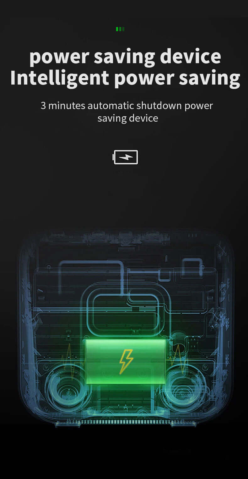 Energy-efficient design with long-lasting AA battery operation (included)