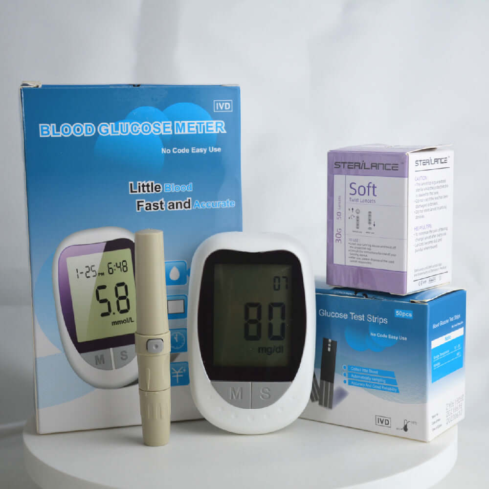 CE-Certified Glucose Monitor for Seniors - Painless Home Diabetes Testing - ECE 