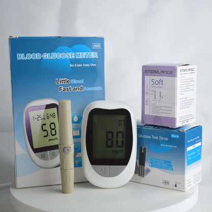 CE-Certified Glucose Monitor for Seniors - Painless Home Diabetes Testing - ECE 