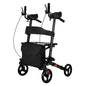 Multi-Functional Walker with Seat, Armrests & Brakes for Elderly Mobility - ECE 