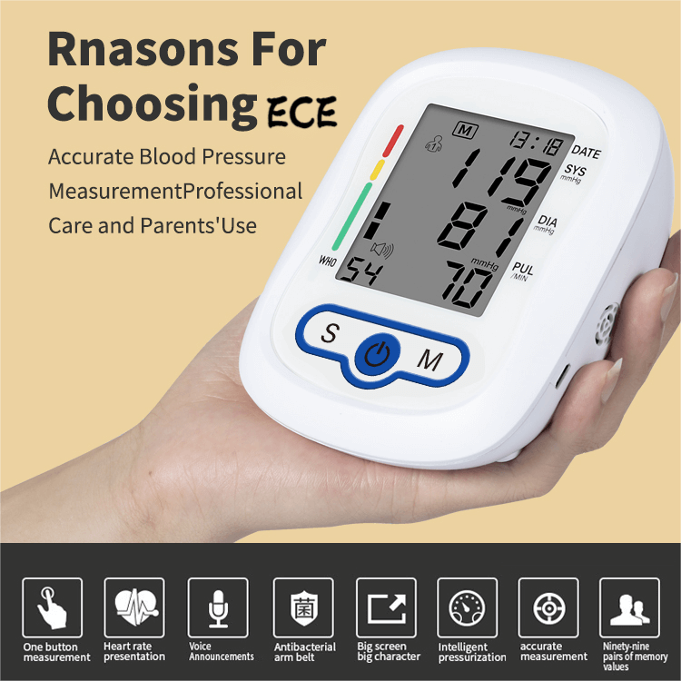 Portable KWL-B06 blood pressure monitor and storage case for travel