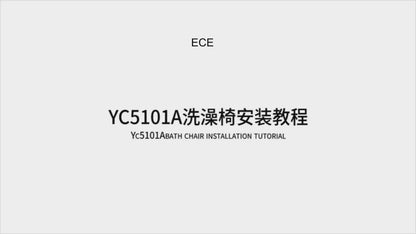 Adjustable Shower Stool U-Design 300lbs Capacity, 8 Height Levels