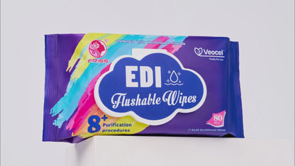 Biodegradable Flushable Wipes for Elderly | Plant-Based & Septic-Safe