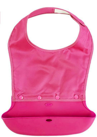 Adjustable Elderly Bib - Magic Tape, S-XXL, Green/Gray/Pink/Blue - ECE 